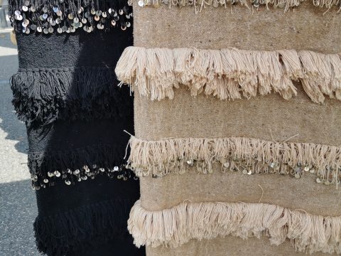 Handira beige taupe SAMIA