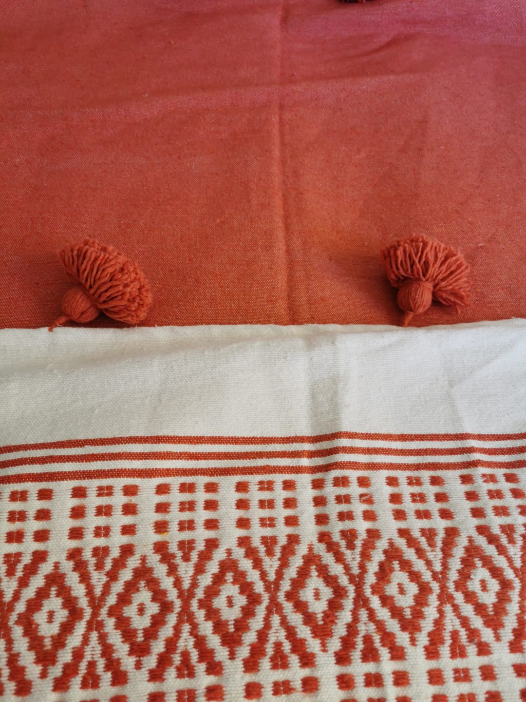 Plaid XL BERBERE corail – Image 2