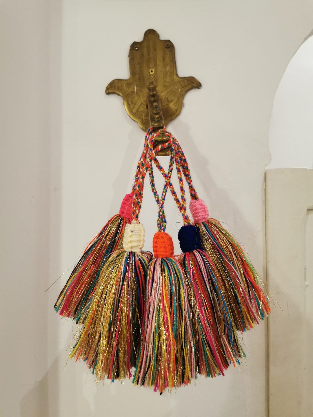 Pompons multicolores