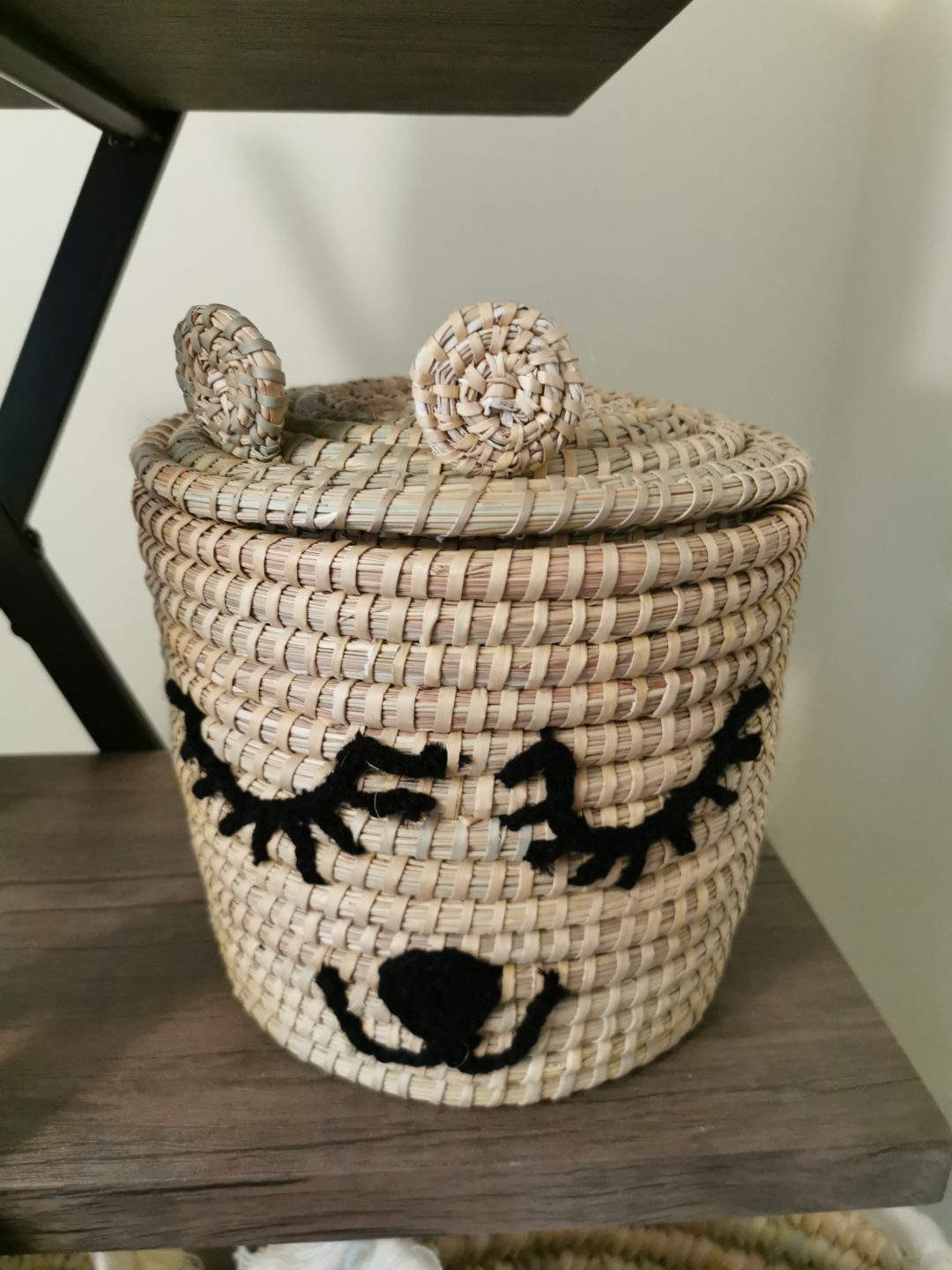 Panière ronde "tête de chat" – Image 2
