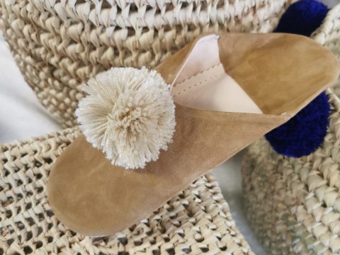 Babouches d'intérieur Beige
